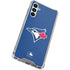 MLB Toronto Blue Jays Solid Distressed Galaxy A15 5G Clear Case